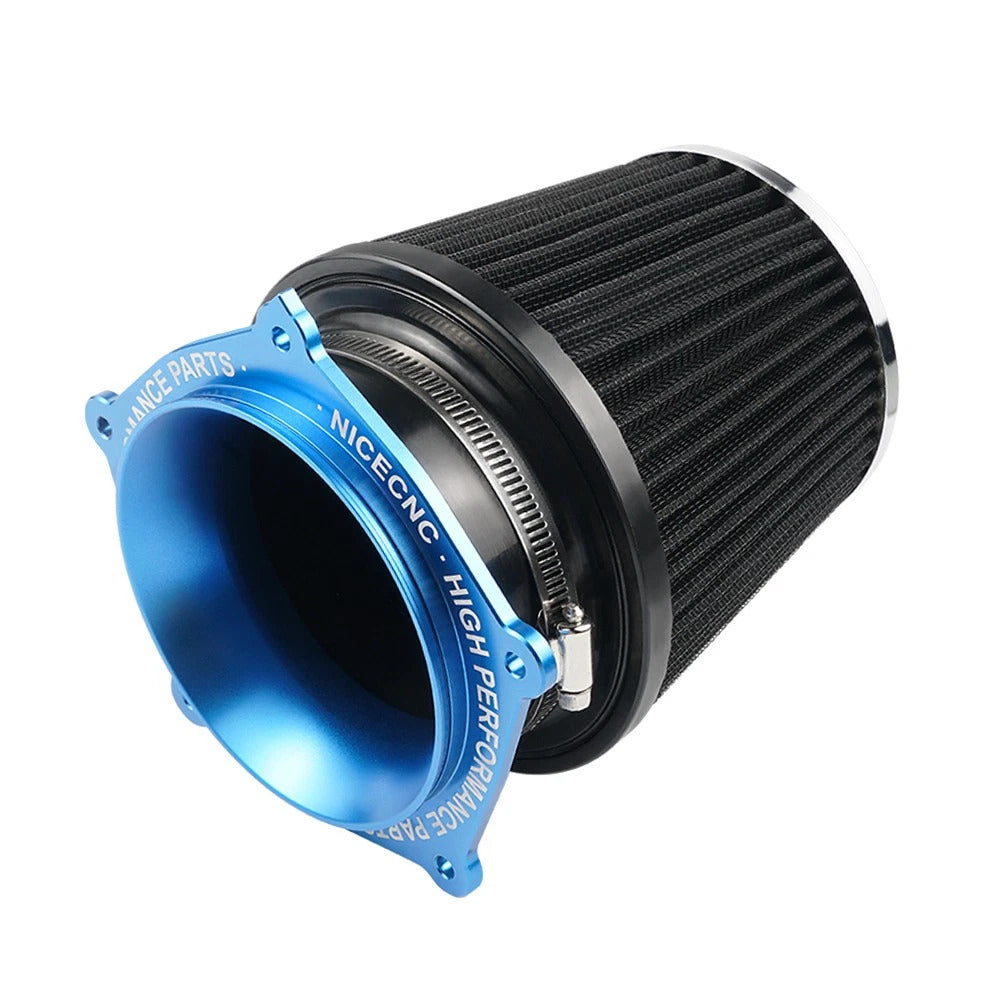 High Flow ATV Air Filter Intake w/ Adapter Kit For Yamaha YFZ450R 2009-2024