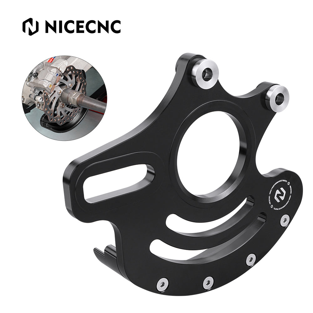 ATV Rear Brake Caliper Mount Bracket Disc Rotor Guard For Yamaha YFZ450R